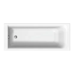 Kolo by Geberit Rekord 170 x 70 cm Baignoire droite avec pieds en acrylique, blanc (XWP1670000)