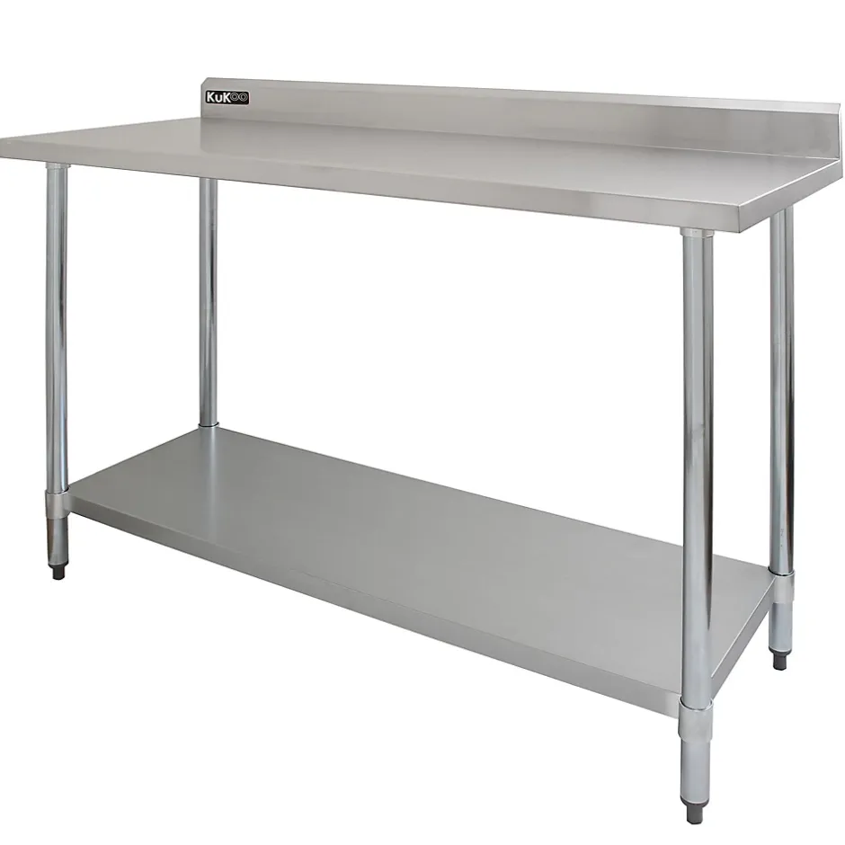 MonsterShop KuKoo Table de Travail en Inox - 150 x 60 x 90 xm