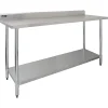 MonsterShop KuKoo Table de Travail en Inox - 180 x 60 x 90 cm* Plan De Travail Buanderie