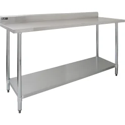 MonsterShop KuKoo Table de Travail en Inox - 180 x 60 x 90 cm* Plan De Travail Buanderie