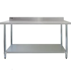 MonsterShop KuKoo Table de Travail en Inox - 180 x 60 x 90 cm* Plan De Travail Buanderie