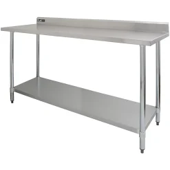 MonsterShop KuKoo Table de Travail en Inox - 180 x 60 x 90 cm* Plan De Travail Buanderie