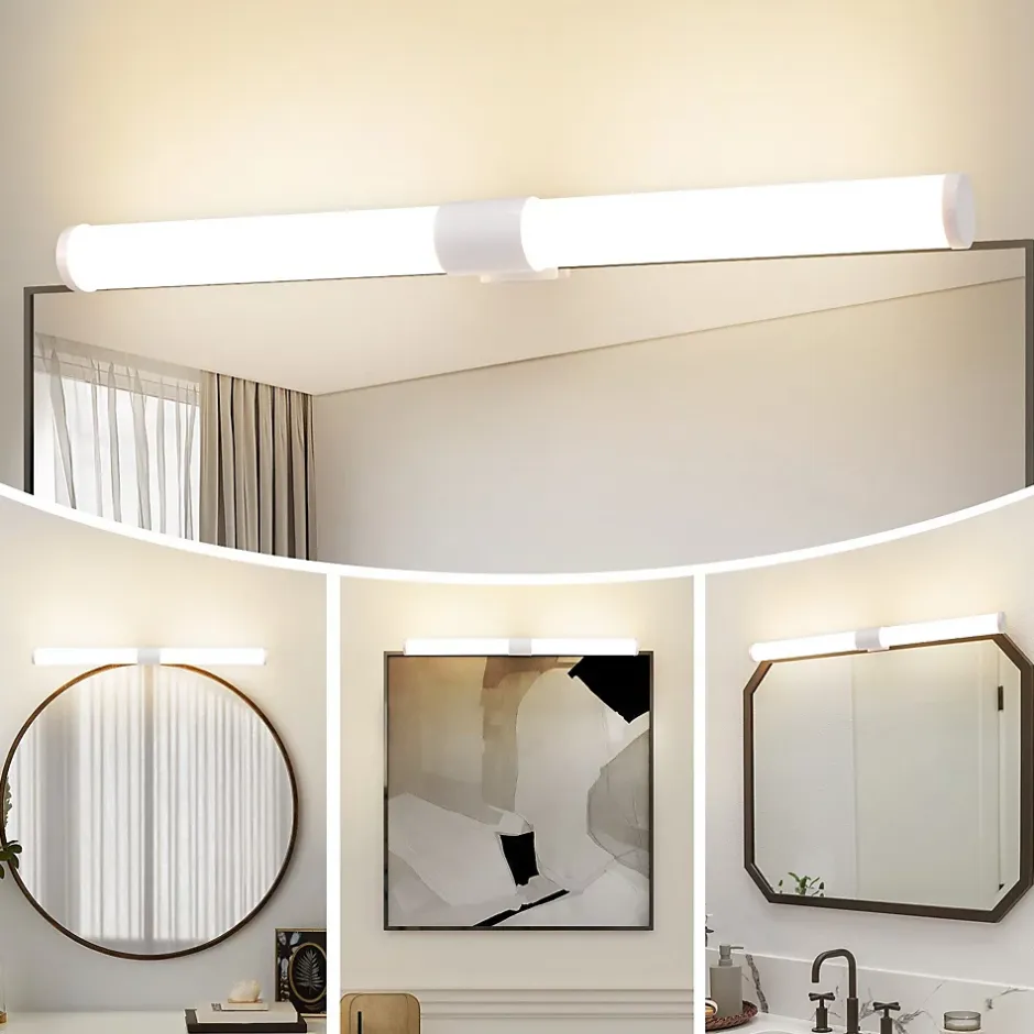 Nettlife Lampe de miroir de salle de bain LED 40 cm 6 W IP44 4 000 K* Miroir Lumineux