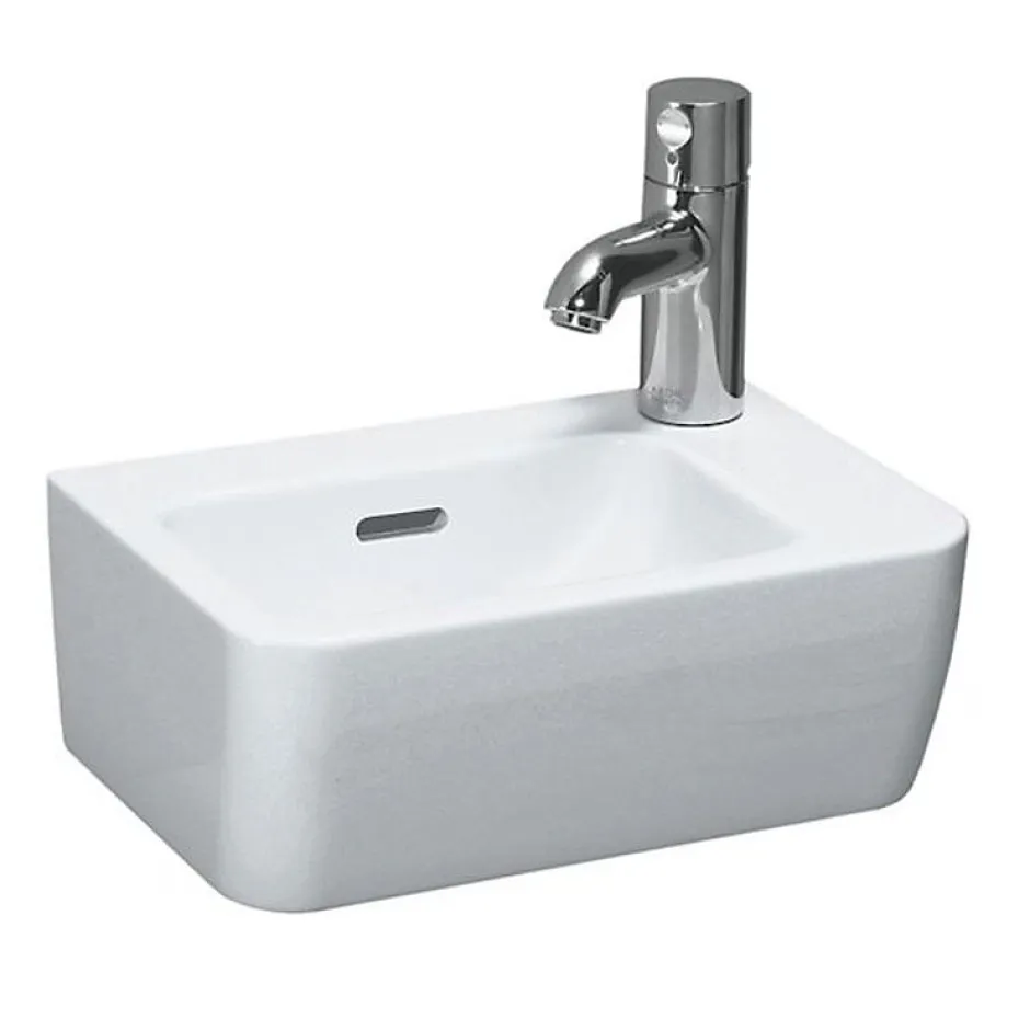 Laufen Pro Lave-mains 36x25 cm avec trou pour robinetterie sur la droite, Blanc (H8169550001061)* Lavabo