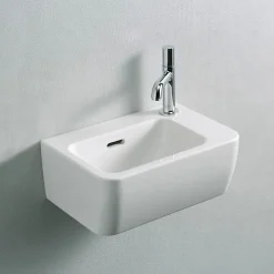 Laufen Pro Lave-mains 36x25 cm avec trou pour robinetterie sur la droite, Blanc (H8169550001061)* Lavabo