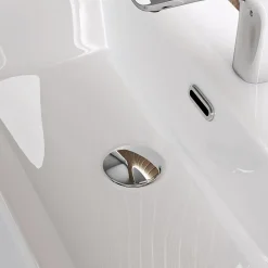 Nature Pro Lavabo à Poser Blanc Vasque Suspendu en Céramique Lave Mains Rectangulaire de Qualité pour Salle de Bain 51x36x13cm