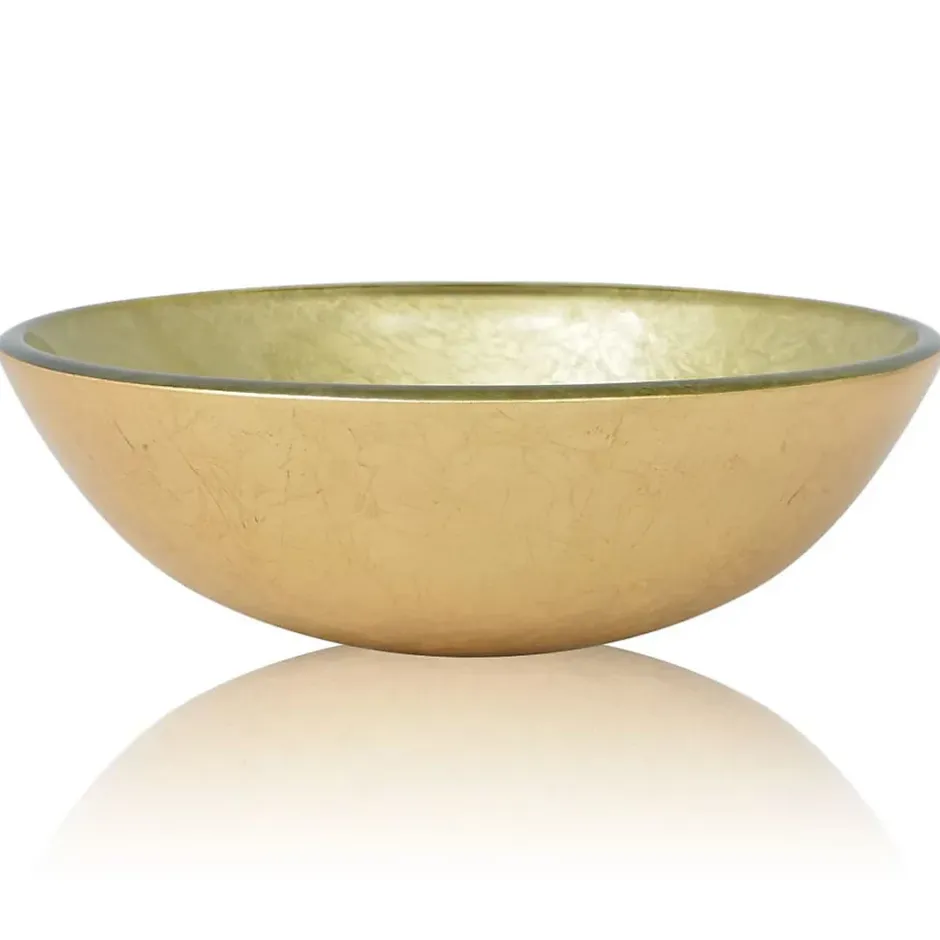 Helloshop26 Lavabo basque salle de bain diamètre verre transparent