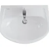 Sanindusa Lavabo 60cm mural céramique traditionnelle Cetus blanc