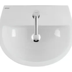 Sanindusa Lavabo 55cm mural céramique traditionnelle Aveiro Easy blanc