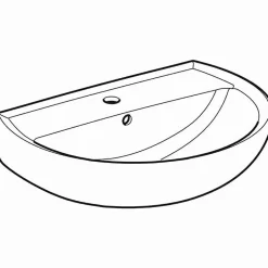 Geberit Lavabo céramique percé BASTIA 60 CM - - 00110500000