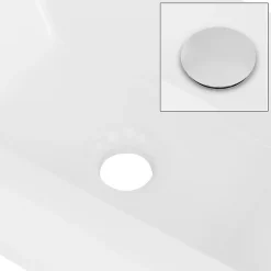 Ml-Design Lavabo de salle de bain vasque à poser toilette blanc en céramique 510 x 250 mm* Vasque À Poser