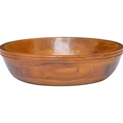 Helloshop26 Lavabo de salle d'eau vasque à bois