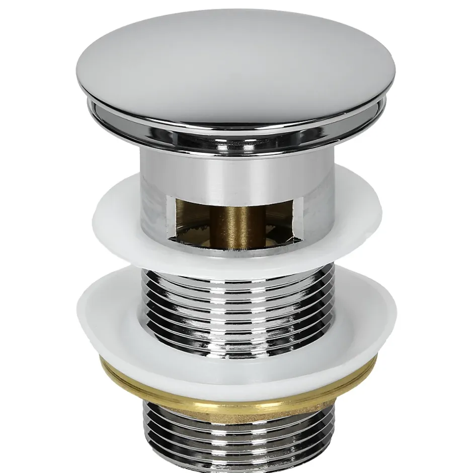 ECD Germany Lavabo en céramique blanc avec garniture de vidage lave-mains moderne 710x465 mm* Vasque À Encastrer