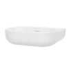 GoodHome Lavabo en céramique, blanc, l.55 cm Cavally