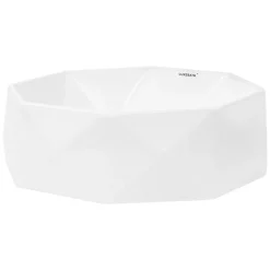 Ml-Design Lavabo en céramique pour salle de bain lavabo en forme de diamant 42x13,5 cm