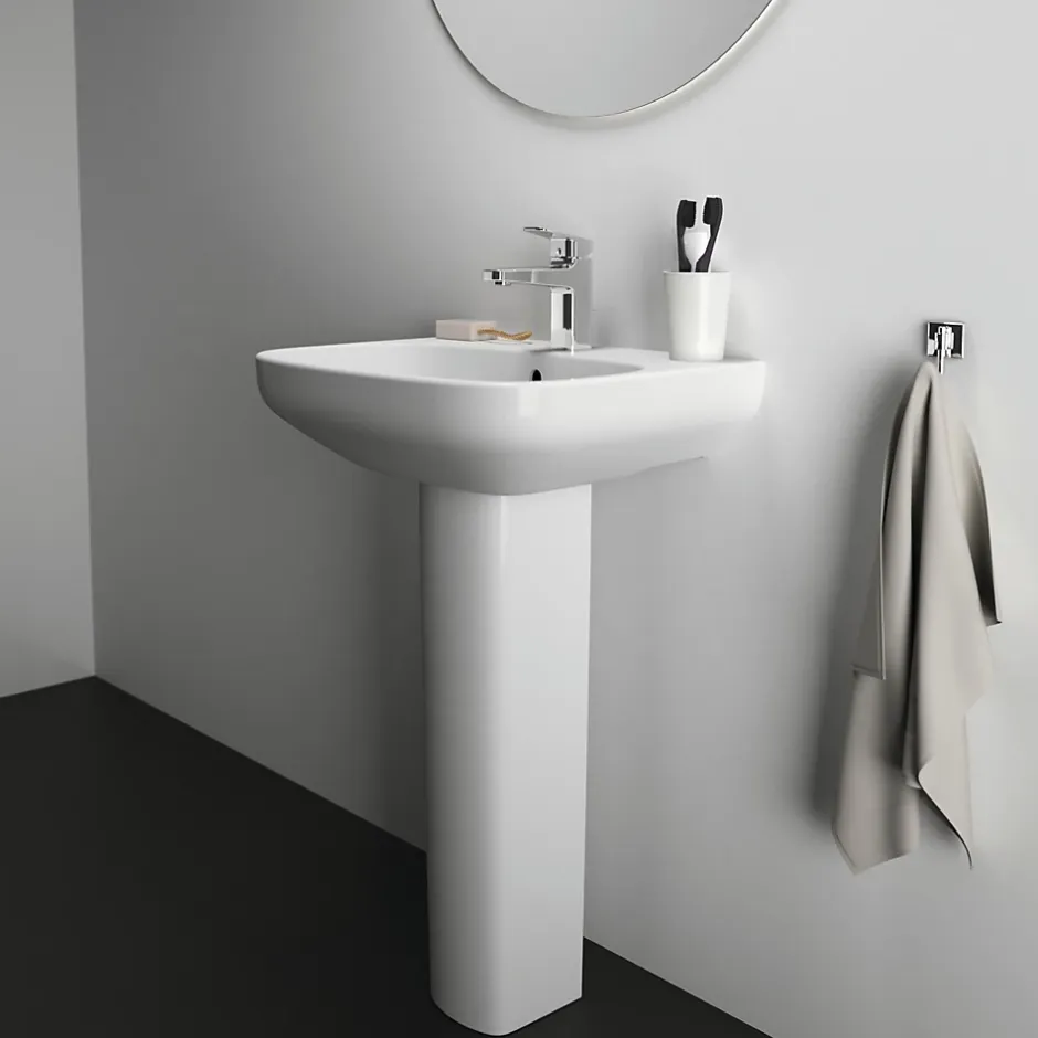 Ideal Standard Lavabo en porcelaine vitrifiée blanche l.50 x H.18 x P.44 cm,* Lavabo