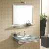 Wikao Lavabo en verre Opal - Coloris Argent
