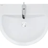 Sanindusa Lavabo mural céramique traditionnelle UrbY 56 blanc (robinet, vidage et colonne non inclus)* Lavabo