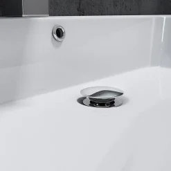 Bernstein Lavabo mural design 122x48x13,5cm en marbre coulé - BS6036 - blanc