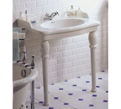 Sarreguemines Lavabo sur colonnettes Louxor blanc* Lavabo
