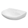 Lavabo Urmia en céramique coloris blanc l.56,5 x P.45,5 x H.21 cm* Lavabo
