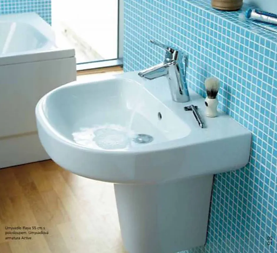 Autres Lavabo Vasque Porcelaine Blanche KHEOPS 55 x 48 IDEAL STANDARD J518101