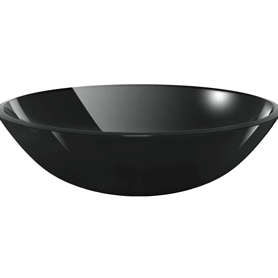 Helloshop26 Lavabo vasque salle de bain verre verre transparent