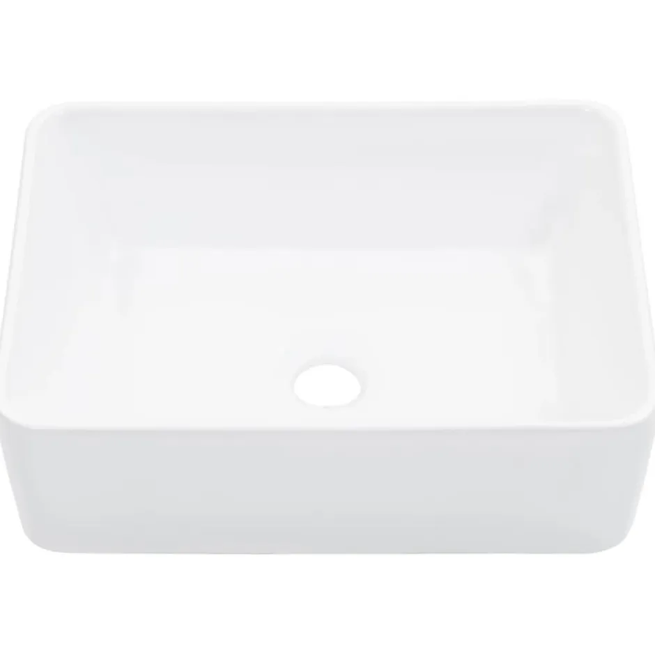 Vidaxl Lavabo 40x30x13 cm Céramique Blanc