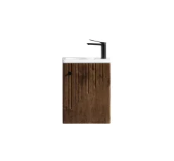 Jindoli Lave main 40 cm chêne brun vieilli Aqualegno
