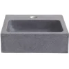 Planète Bain Lave main en pierre de très grande qualité gris ardoisé* Lavabo