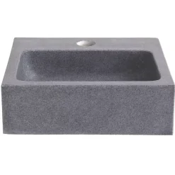 Planète Bain Lave main en pierre de très grande qualité gris ardoisé* Lavabo