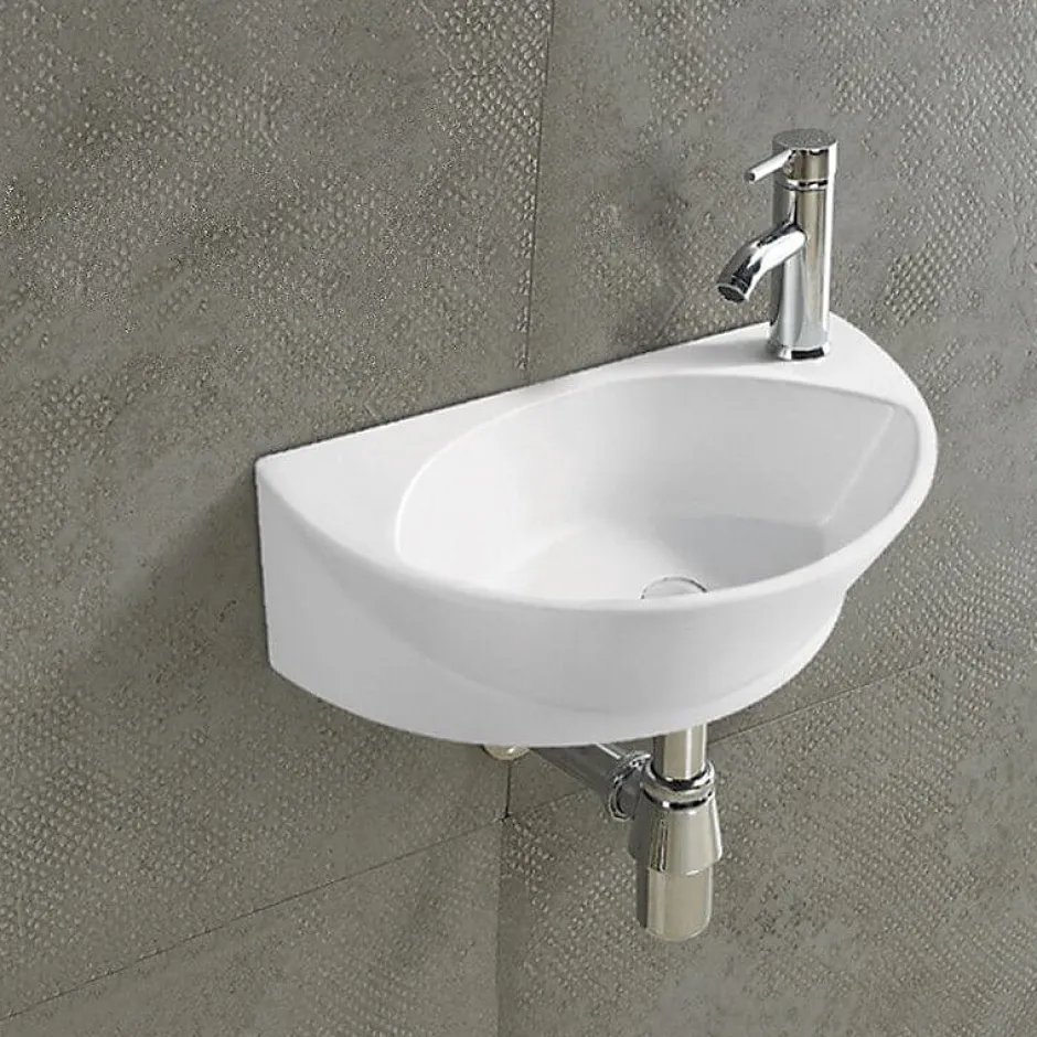 Rue Du Bain Lave main Ovale - Céramique - 40x29 cm - Elipse