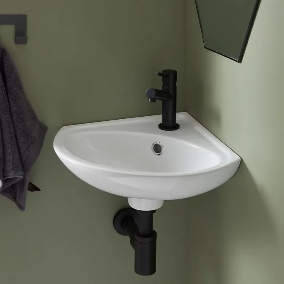 Planète Bain Lave mains d 'angle à suspendre