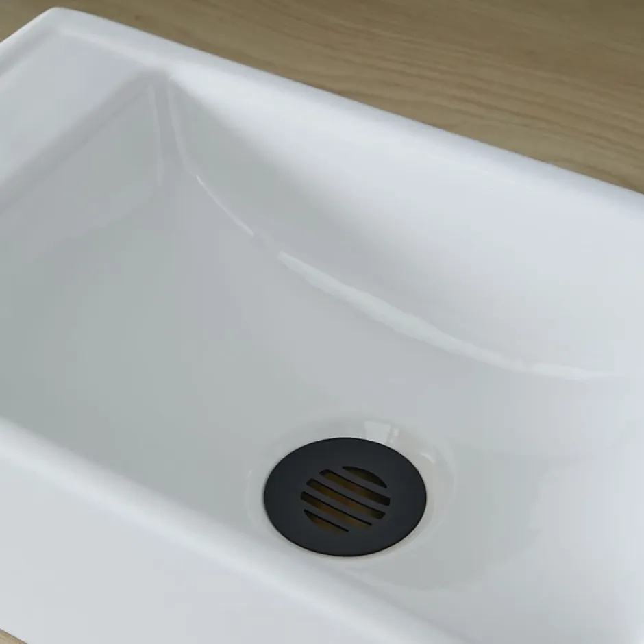 Planète Bain Lave mains rectangle blanc contemporain