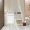 Jindoli Lave-main salle de bain Aquaba 40 cm finition blanc laqué* Plan Vasque Lave-Mains