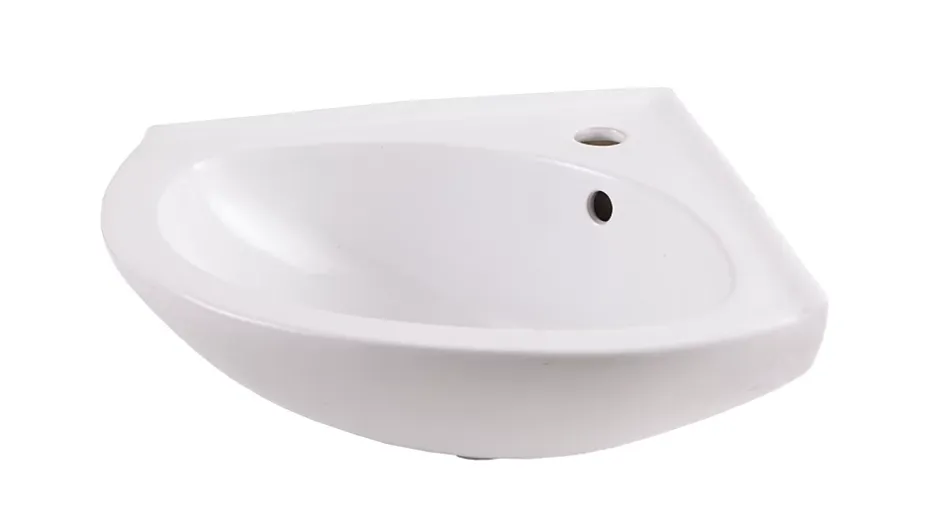 GoodHome Lave-mains céramique blanc Vedi* Lavabo