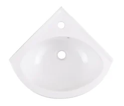 GoodHome Lave-mains céramique blanc Vedi* Lavabo
