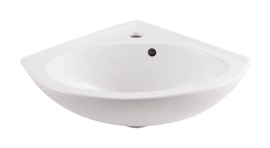 GoodHome Lave-mains céramique blanc Vedi* Lavabo