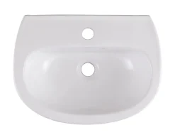 GoodHome Lave-mains céramique blanc Zuari* Lavabo