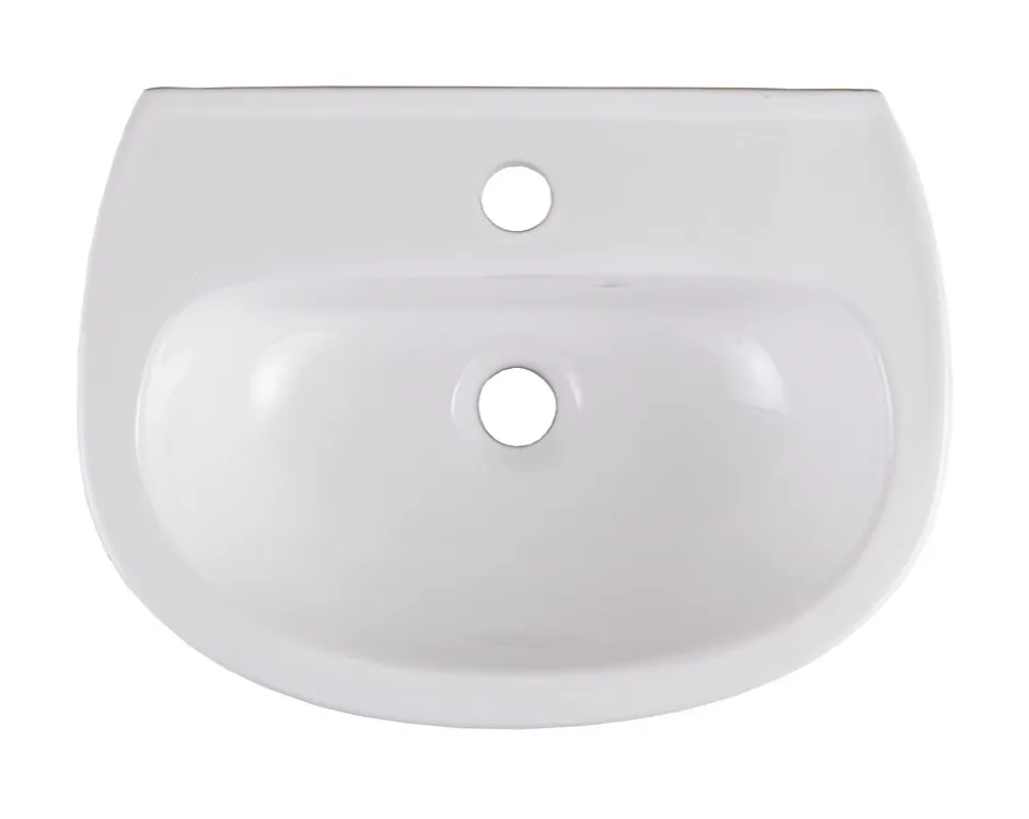 GoodHome Lave-mains céramique blanc Zuari* Lavabo
