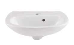 GoodHome Lave-mains céramique blanc Zuari* Lavabo
