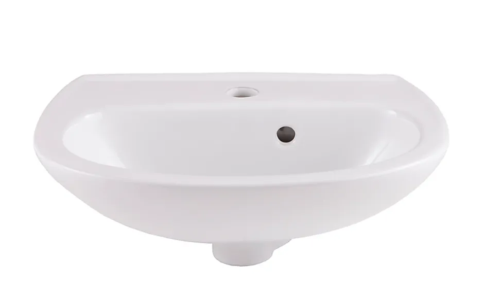 GoodHome Lave-mains céramique blanc Zuari* Lavabo