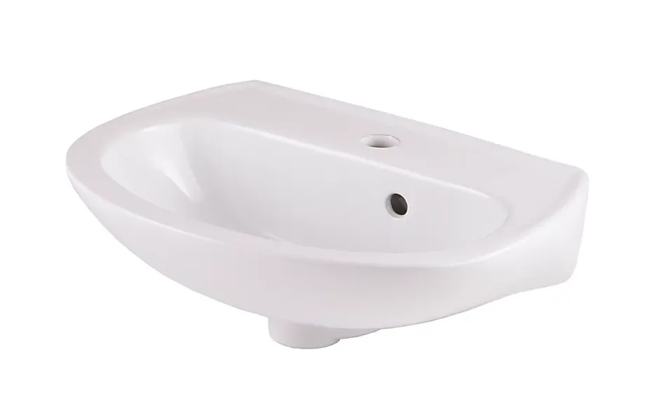 GoodHome Lave-mains céramique blanc Zuari* Lavabo