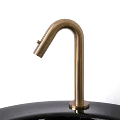 Essebagno Lave-mains cuivre brossé eau froide Indus* Robinet Lave-Mains
