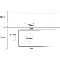 Planète Bain Lave-mains gain de place à suspendre 37 x 15 cm - robinet à gauche - Longine* Lavabo