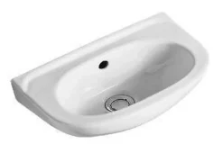 Villeroy & Boch Lave-mains VOLTA COMPACT - Céramique - Longueur : 40 cm - Largeur : 25 cm - Blanc brillant