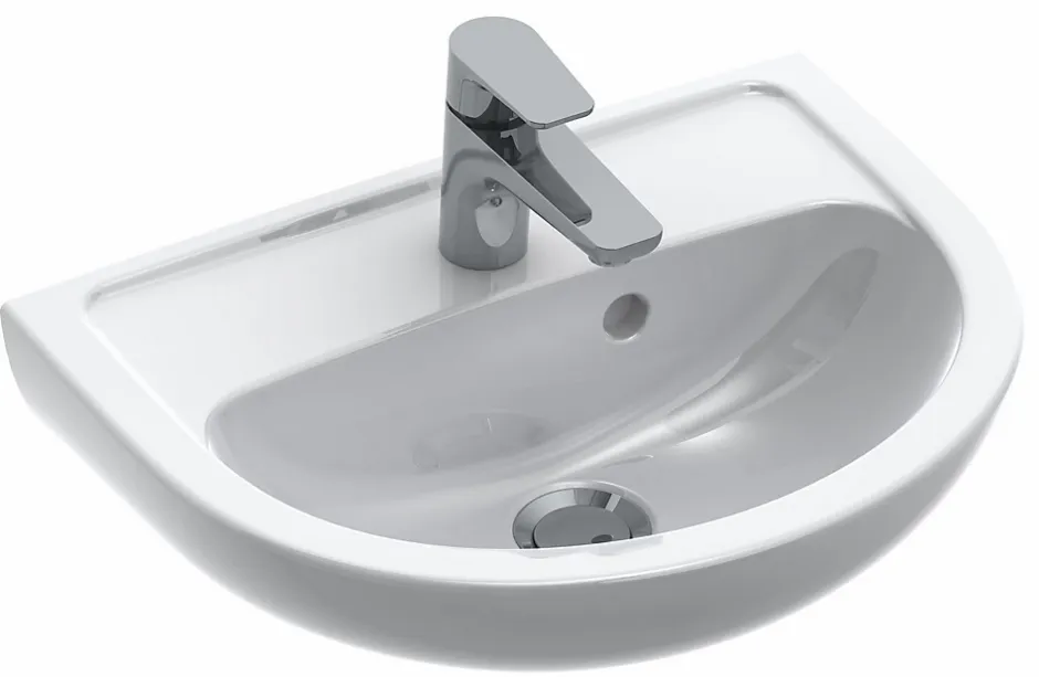 Villeroy & Boch Lave-mains VOLTA Plus - Couleur : blanc - Dimensions: 450 x 340 mm* Lavabo