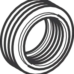 Gebererit Ligature noire - Diamètre 55 mm / 44 mm - Geberit* Wc À Poser