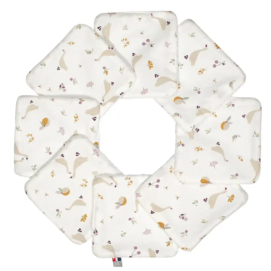Sevira Kids Lingettes bébé lavables 8 pièces Sidonia* Serviette De Toilette