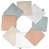 Sevira Kids Lingettes bébé lavables en lin 8 pièces